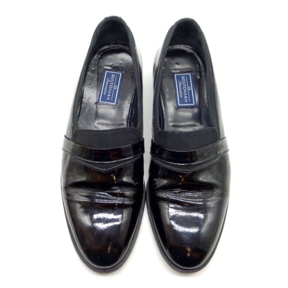Bostonian loafers Black Leather Florentine Kilted dress shoes. SZ 9.5. NWOT Bostonian florentine black - Gem main image 3